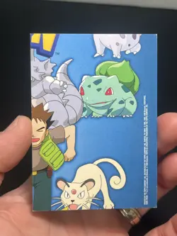 Topps Pokemon Series 1 TV10 James Puzzle Card Holo Foil textured sandpaper - Image 4