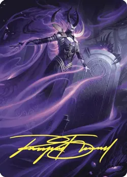 MTG Wilds of Eldraine Art Series - Ashiok, Wicked Manipulator 10/81 (Stamped) - Image 1