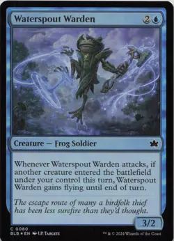 Waterspout Warden - FOIL - C Bloomburrow 80 - MTG - Image 1