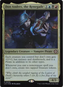 Don Andres, the Renegade - FOIL - M Commander: The Lost Caverns of Ixalan 6 - MT - Image 1