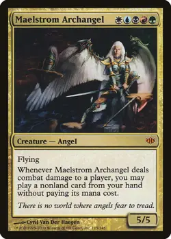 MTG- Maelstrom Archangel -Conflux -Lightly Played - Image 1
