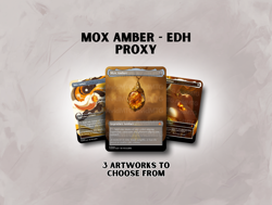 Mox Amber - Custom Magic: The Gathering Card - Image 1