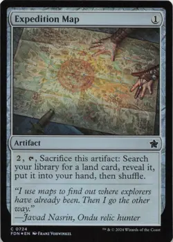 Expedition Map - FOIL - C Foundations 724 - MTG - Image 1