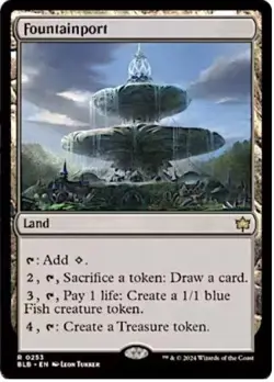 Fountainport Bloomburrow (R) Collector #: 0253 - Image 1