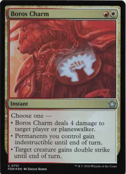 Boros Charm - FOIL - U Foundations 721 - MTG - Image 1