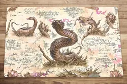 Rottenmouth Viper Trading Card Game MTG Playmat TCG CCG Mat Free Bag - Image 1