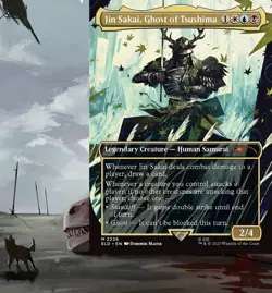 Jin Sakai, Ghost of Tsushima Commander Deck Magic MTG Ready-to-Play Esper EDH - Image 1