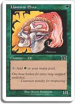 Llanowar Elves Battle Royale NM Green Common MAGIC THE GATHERING CARD ABUGames - Image 1