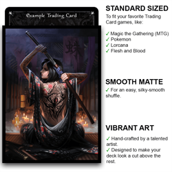Spider - MTG Size - 100 Smooth Matte Card Sleeves - Image 2