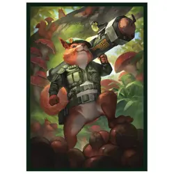 Sgt. Spriggsly - Acorn Commander - MTG Size - 100 Smooth Matte Card Sleeves - Image 1