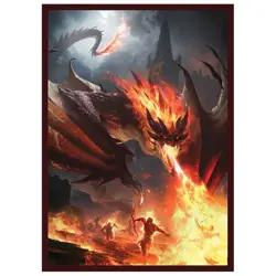 Endragos - The Incinerator - MTG Size - 100 Textured Matte Trading Card Sleeves - Image 1