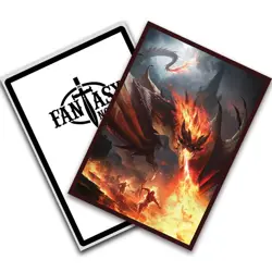 Endragos - The Incinerator - MTG Size - 100 Textured Matte Trading Card Sleeves - Image 4
