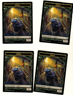 Set Of 4 Insect Token #19 Amonkhet Magic the Gathering Token Card - Image 1