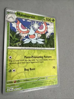 Pokemon TCG * SV Obsidian Flames * 7/197 Masquerain REVERSE HOLO Uncommon * NM - Image 2
