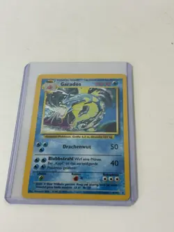 German Pokemon TCG Garados Gyarados 6/102 Base Set Holo Rare LP - Image 1