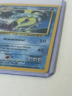 German Pokemon TCG Garados Gyarados 6/102 Base Set Holo Rare LP - Image 2