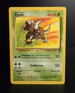 Pokemon TCG - PINSIR - 29/130 - RARE - UNLIMITED - BASE SET 2 (2000) - LP/NM - Image 1