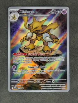 Alakazam 009 Pokemon TCG Promo ME: Mega Evolution Promo Near Mint - Image 1