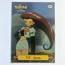 1999 Topps Pokemon #TV9 Jesse (A) Silver Foil (Sandpaper 2nd Print) - Image 1