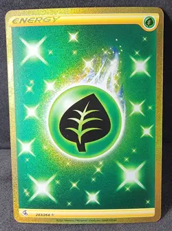 Grass Energy (Secret) 283/264 Swsh08: Fusion Strike Holo Pokemon TCG NM - Image 1