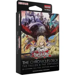 YUGIOH THE CHRONICLES DECK THE FALLEN AND THE VIRTUOUS Factory Sealed English - Image 1