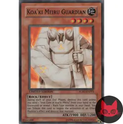 Yugioh Koa'ki Meiru Guardian RGBT-ENPP3 Super Rare Limited Edition LP - Image 1