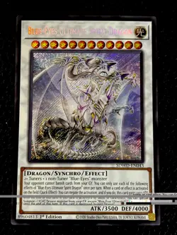 Blue-Eyes Ultimate Spirit Dragon SDWD-EN043 Yugioh 1st (New) Secret Rare - Image 1