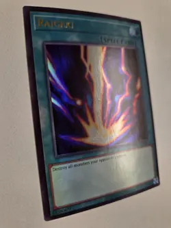 Raigeki LCKC-EN088 Ultra Rare Yugioh Legendary Collection Kaiba Unlimited Mint - Image 2