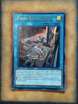 Yugioh Cyber Repair Plant LEDD-ENB12 Ultra Rare 1st Ed LP - Image 1
