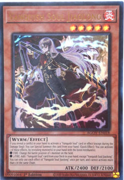 Vanquish Soul Jiaolong - AGOV-EN018 - Ultra Rare - 1st Edition - Yugioh TCG Card - Image 1