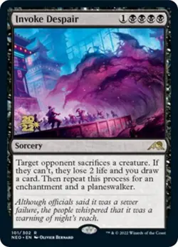 Invoke Despair -Foil Light Play MTG Promos: Prerelease Cards - Image 1