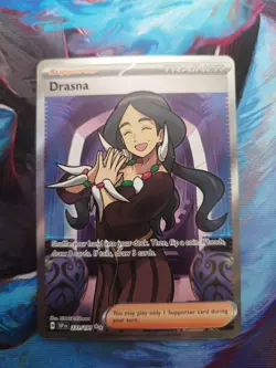 Pokemon TCG Drasna 231/191 2024 Surging Sparks Ultra Rare Card - NM - Image 1