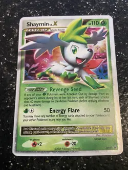 Pokemon TCG Shaymin LV.X - DP39 - Diamond & Pearl Promo Ultra Rare Card - Image 1
