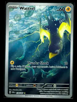 Pokemon TCG Wattrel Card 178/167 S&V Twilight Masquerade IR NM Pokemon Tcg - Image 1