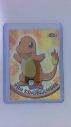 Charmander #4 2000 Topps Spectra Chrome Series 1 Pokemon Card Mint Condition - Image 1