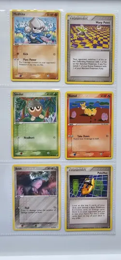 Pokemon TCG - Ruby and Sapphire EX Crystal Guardians - 6 Card Lot - Image 1
