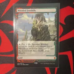 MTG Zendikar Rising Wooded Foothills 004/030 - Image 2