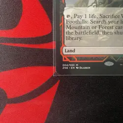 MTG Zendikar Rising Wooded Foothills 004/030 - Image 5