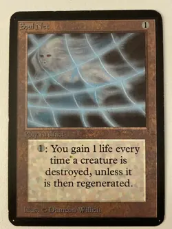 Magic the Gathering MTG Alpha SOUL NET LP- (Beta Bob) - Image 1