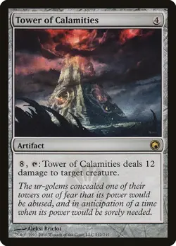 MTG Foil - Tower of Calamities - 212 / LP / English - Image 1
