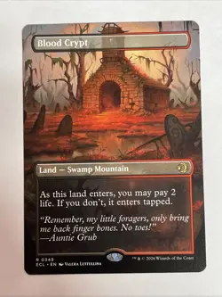 Blood Crypt (Borderless) Lorwyn Eclipsed #349 Rare - Image 1