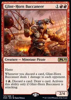 MTG Core Set 2020 M20 Glint-Horn Buccaneer Magic the Gathering NM/M PACK FRESH - Image 1