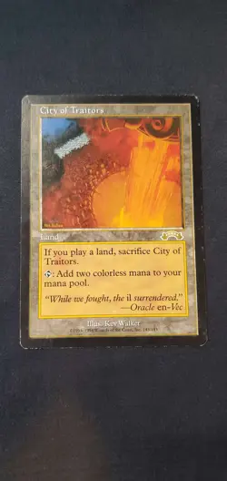 1x City of Traitors MTG Magic the Gathering Exodus HP - Image 1