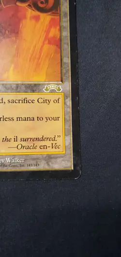 1x City of Traitors MTG Magic the Gathering Exodus HP - Image 5