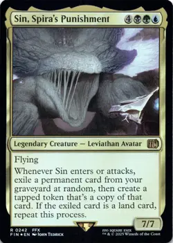 Sin, Spira's Punishment FOIL Final Fantasy Magic MTG NM - Image 1