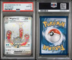 2024 POKEMON TEF EN-TEMPORAL FORCES ULTRA RARE #190 WUGTRIO EX PSA 10⚡ - Image 3