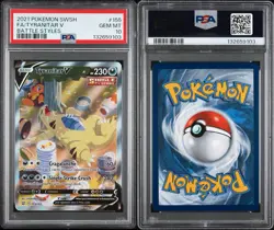 PSA 10 Tyranitar V #155/163 Alternate Full Art 2021 Pokemon SwSh Battle Styles - Image 3