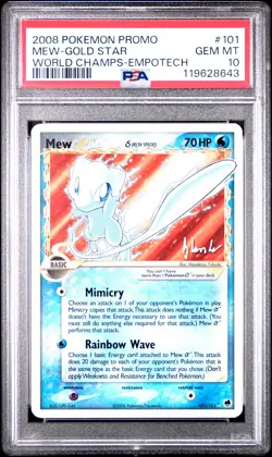 World Champs-Empotech Mew-Gold Star 101 PSA 10 CS001-119628643 - Image 1