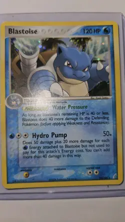 Blastoise 14/100 EX Crystal Guardians Holo Rare Pokemon Card NM - Image 1