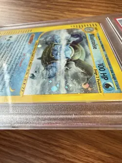 2002 Pokemon Expedition Blastoise Holo 4/165 PSA 9 - Image 3